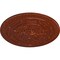 Ekena Millwork Naple Ceiling Medallion (Fits Canopies up to 3 3/8"), Hand-Painted Firebrick, 37 1/2"OD x 3 3/8"P CM37NAFIF - alternate 2
